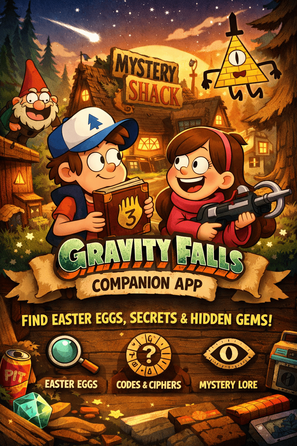 Gravity Falls: Unlocked Archives preview